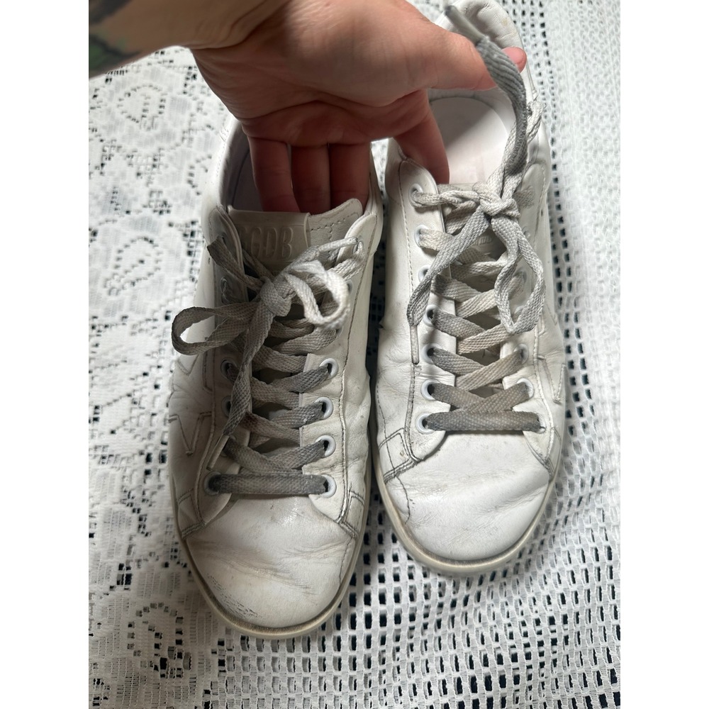 Golden Goose Pure Star Leather Low-Top Sneakers - Picture 5 of 7